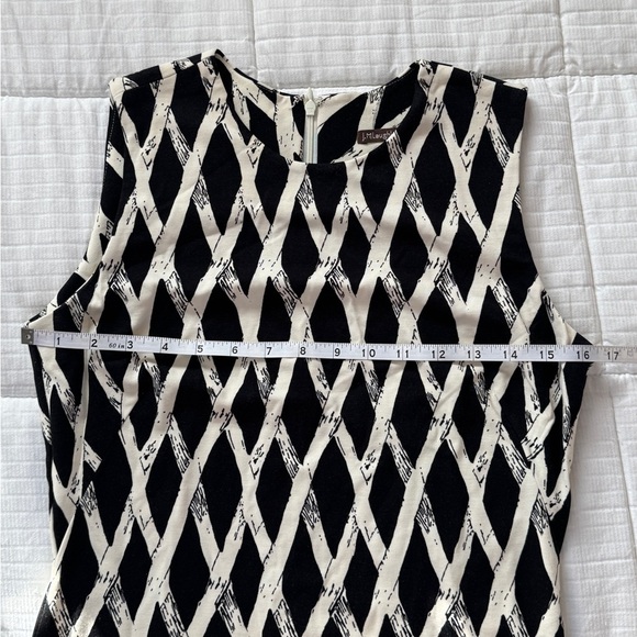J. McLaughlin sleeveless workwear dress with diamond pattern, size S - Picture 4 of 8